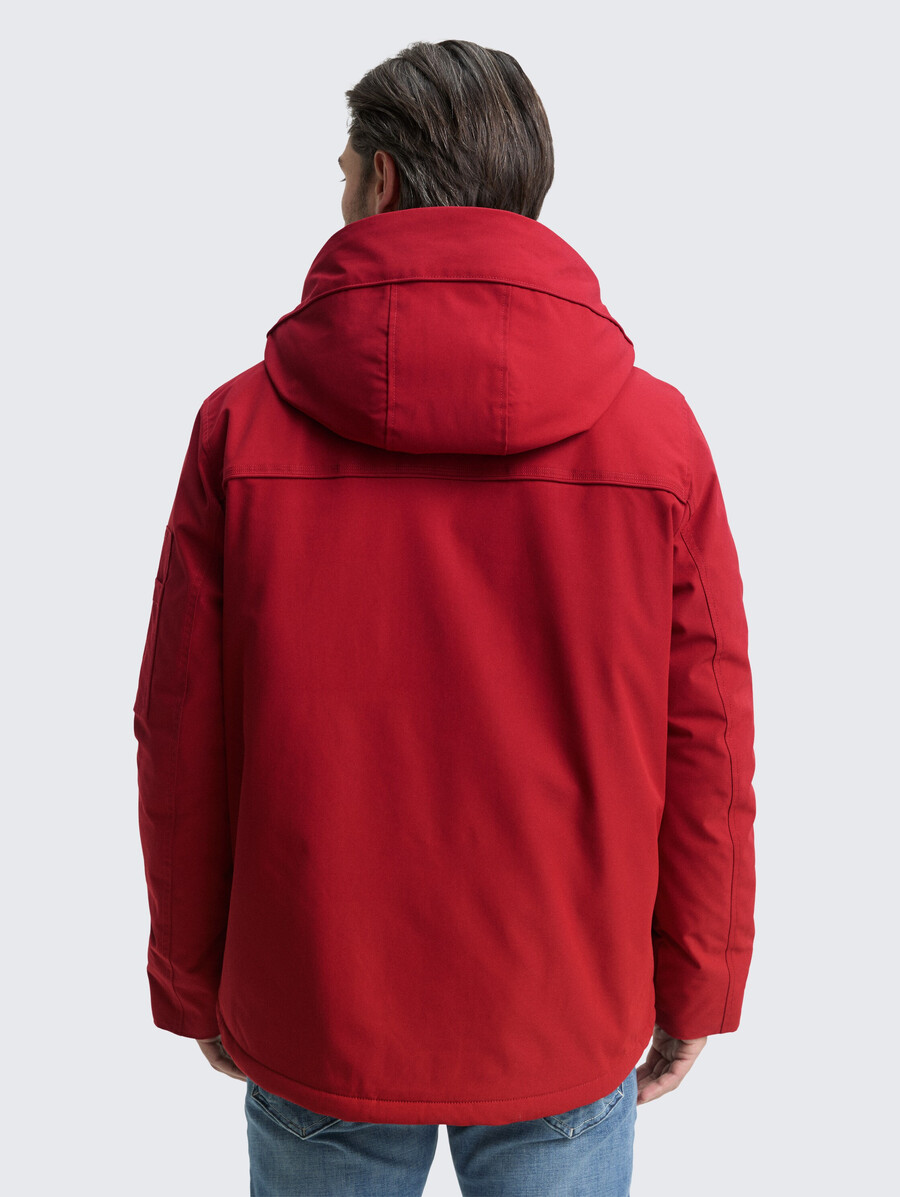 winterjacke mit abnehmbarer kapuze