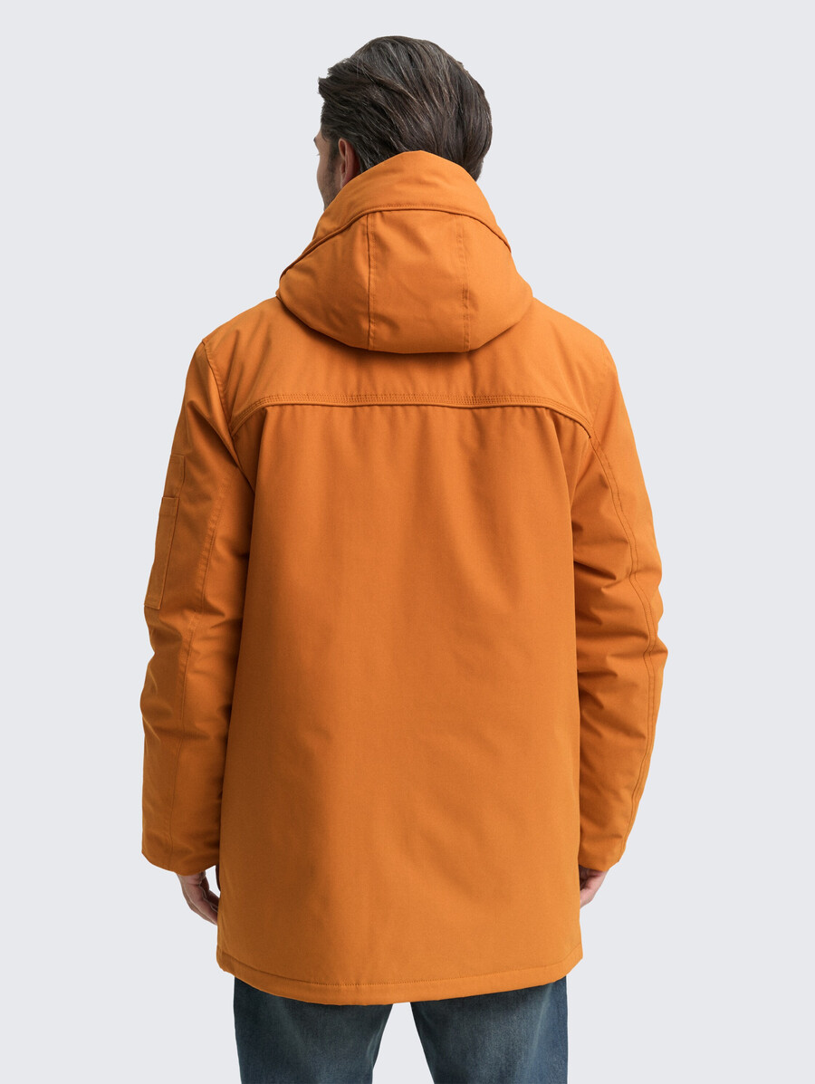 arktis-parka mit abnehmbarer kapuze