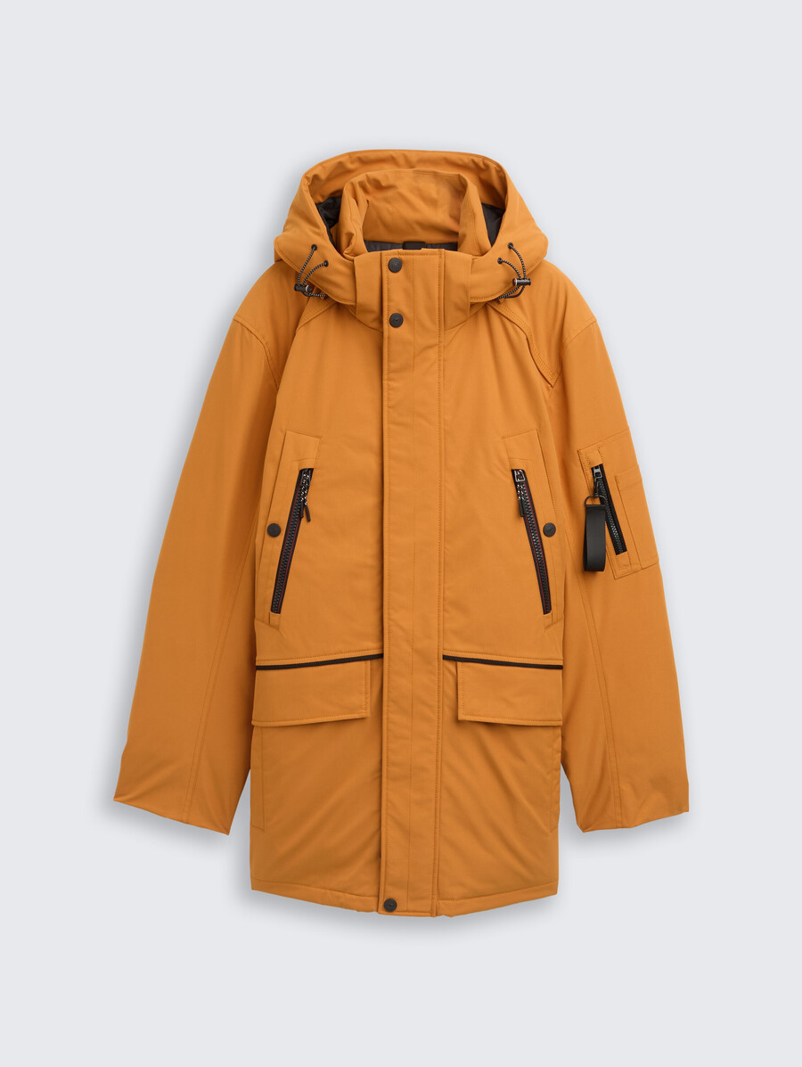 arktis-parka mit abnehmbarer kapuze