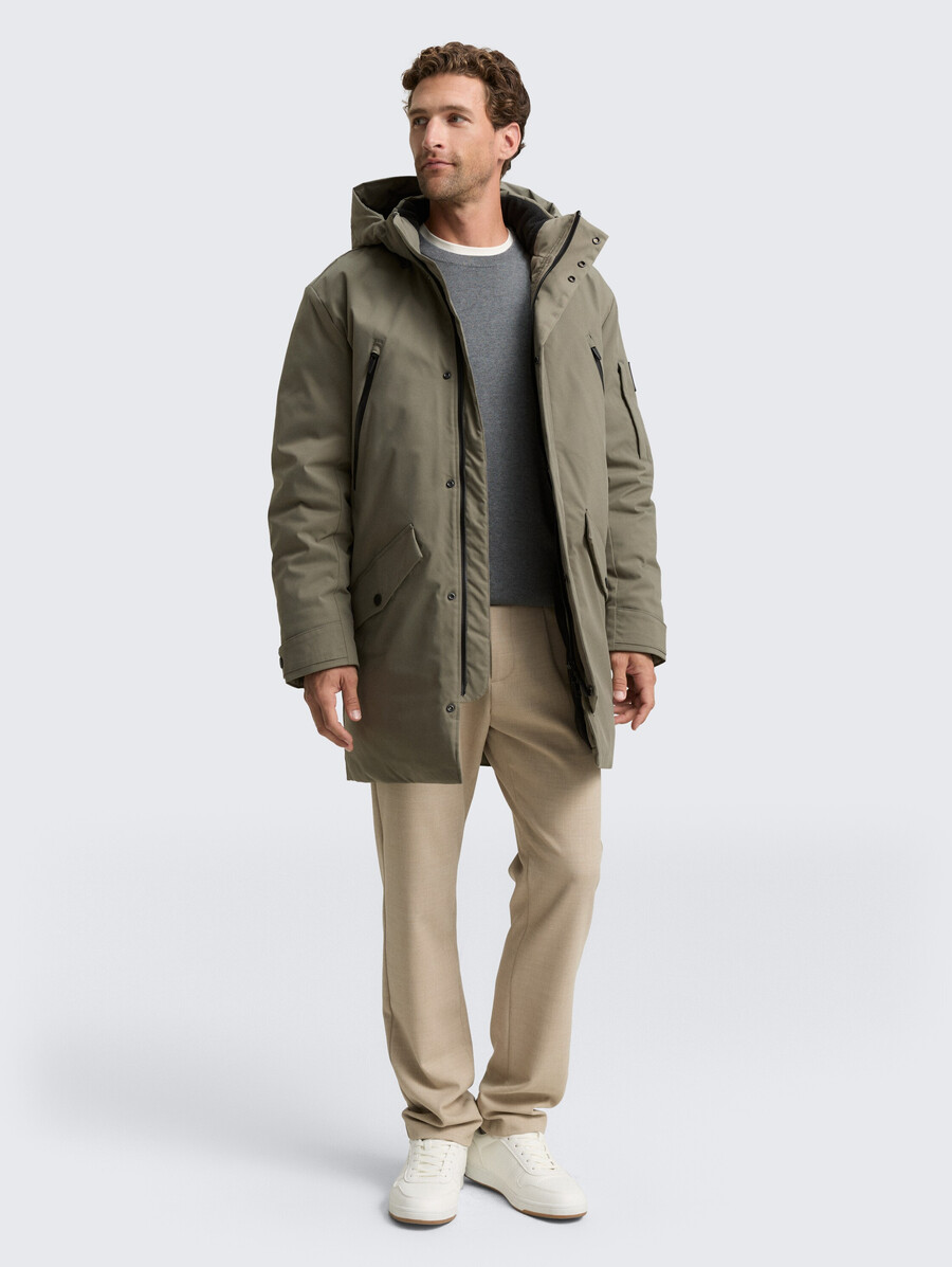 tt.pro.tech parka mit abnehmbarer kapuze