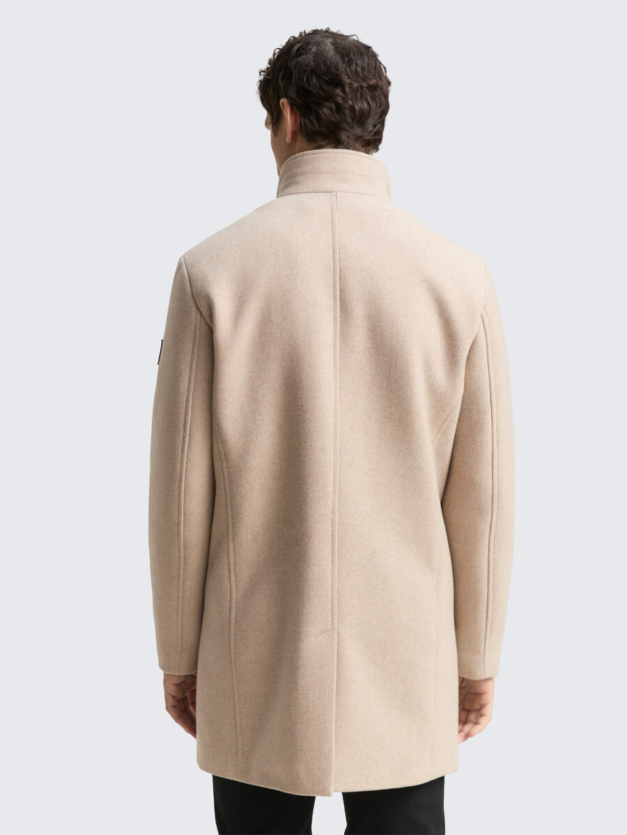 2-in-1 wollmantel mit herausnehmbarer innenjacke