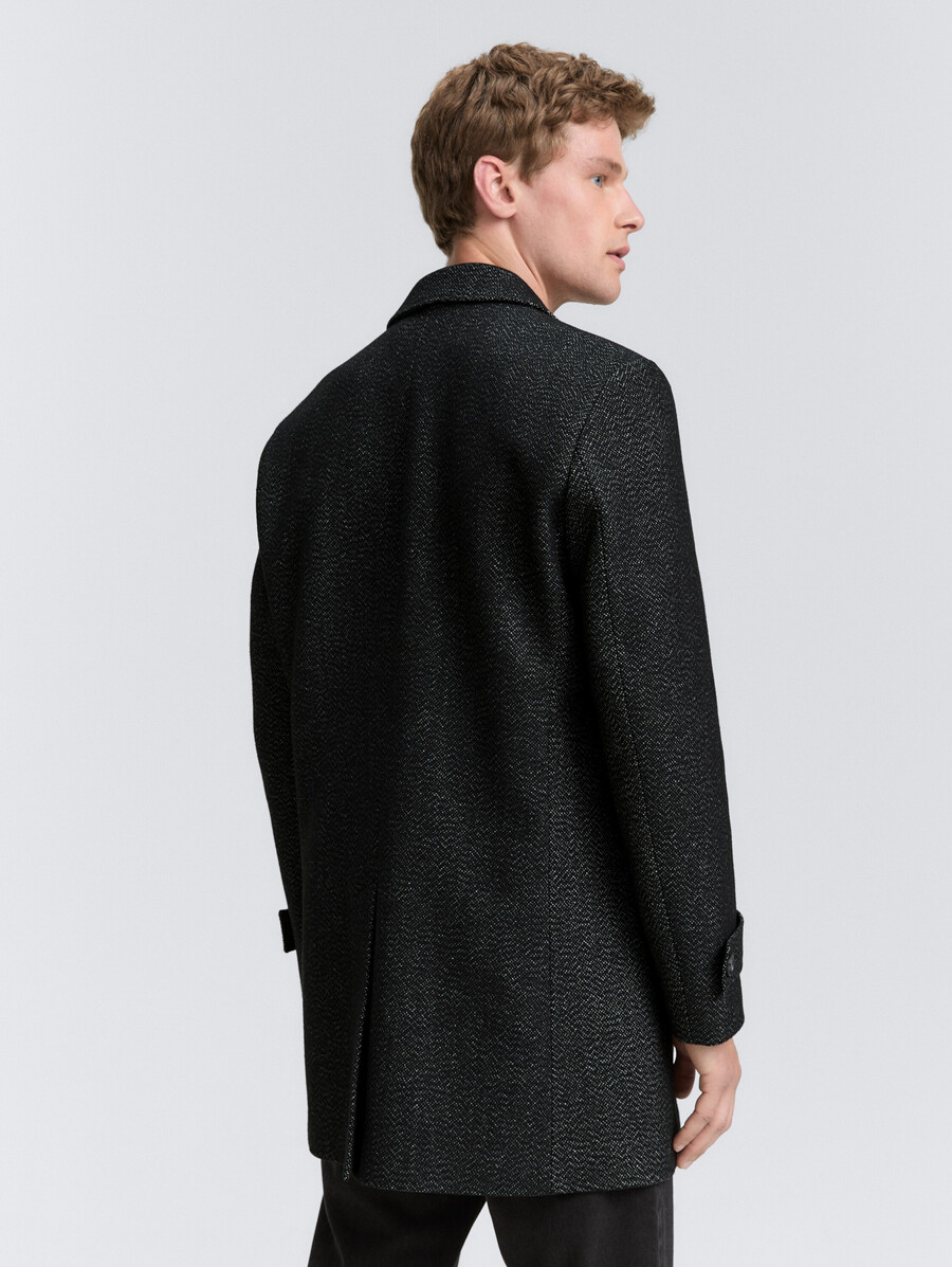 wollmantel mit reverskragen