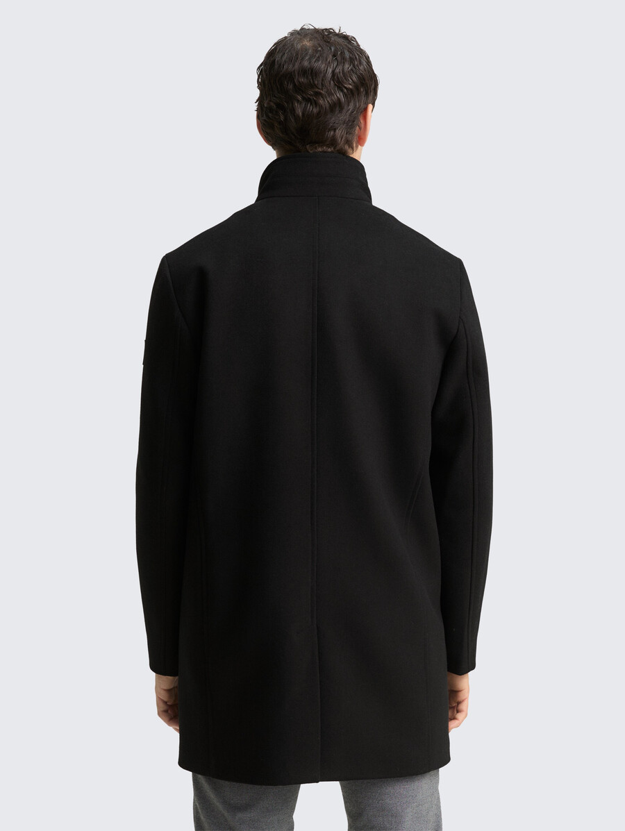 2-in-1 wollmantel mit herausnehmbarer innenjacke