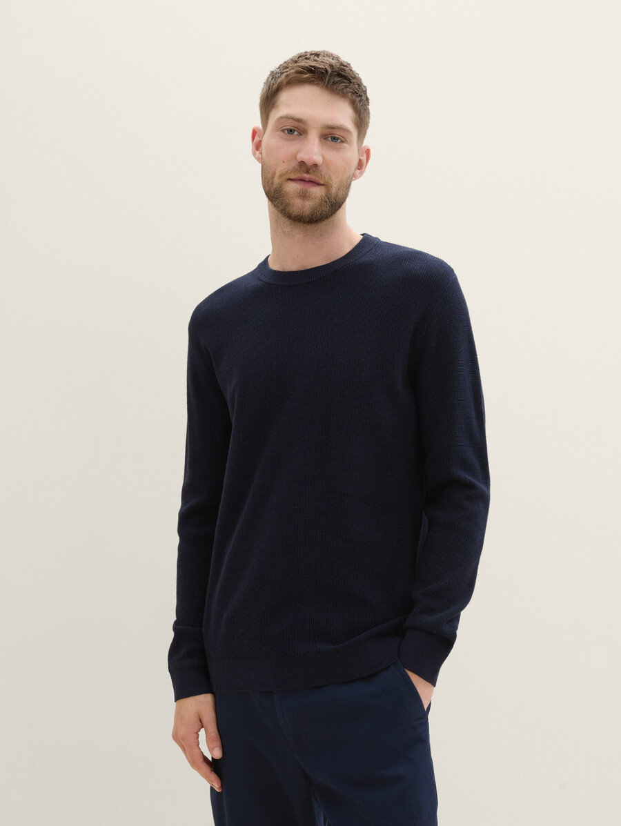 strickpullover aus baumwolle