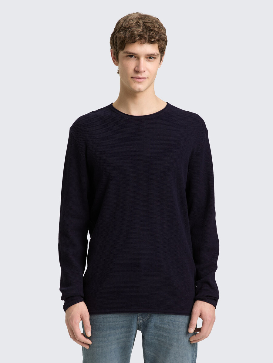 strickpullover aus baumwolle