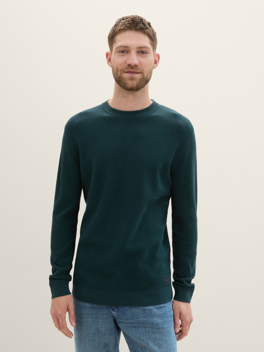 strickpullover aus baumwolle