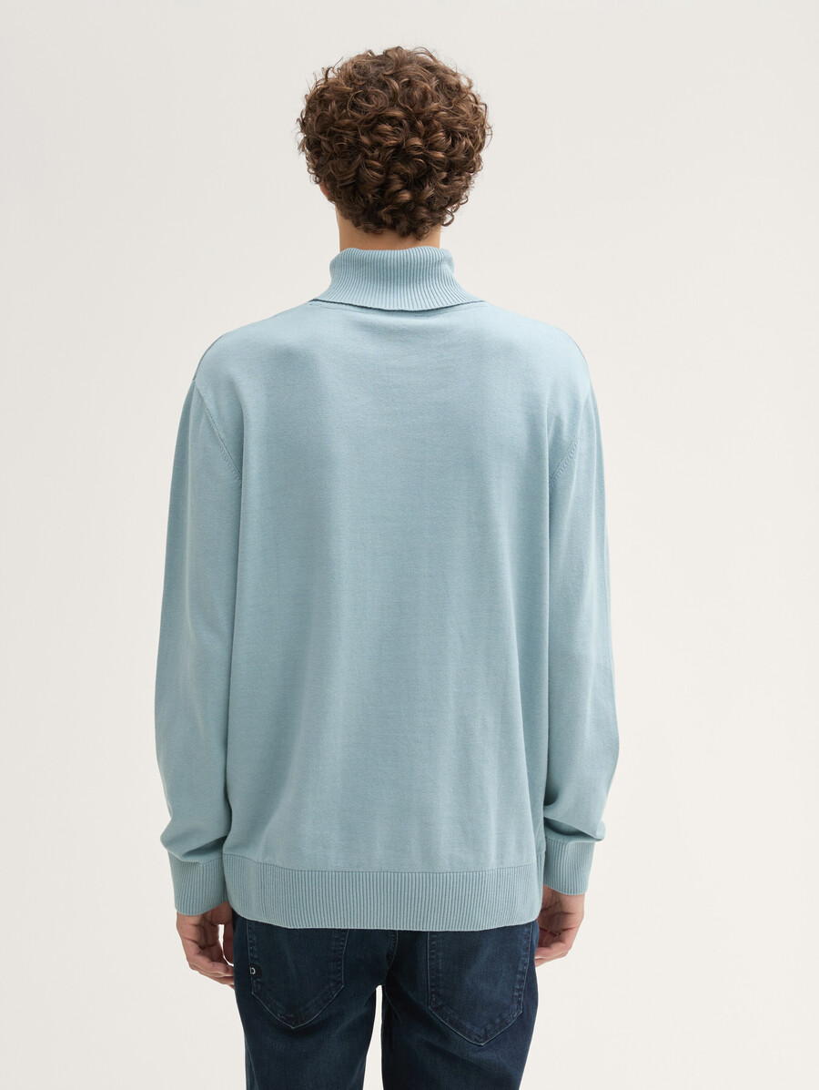 einfacher rollkragenpullover