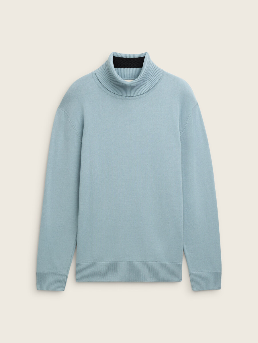 einfacher rollkragenpullover