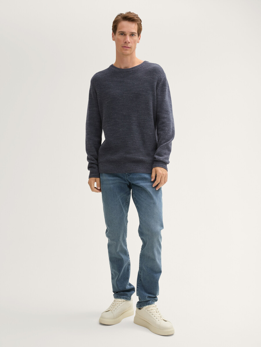 strickpullover mit wollanteil
