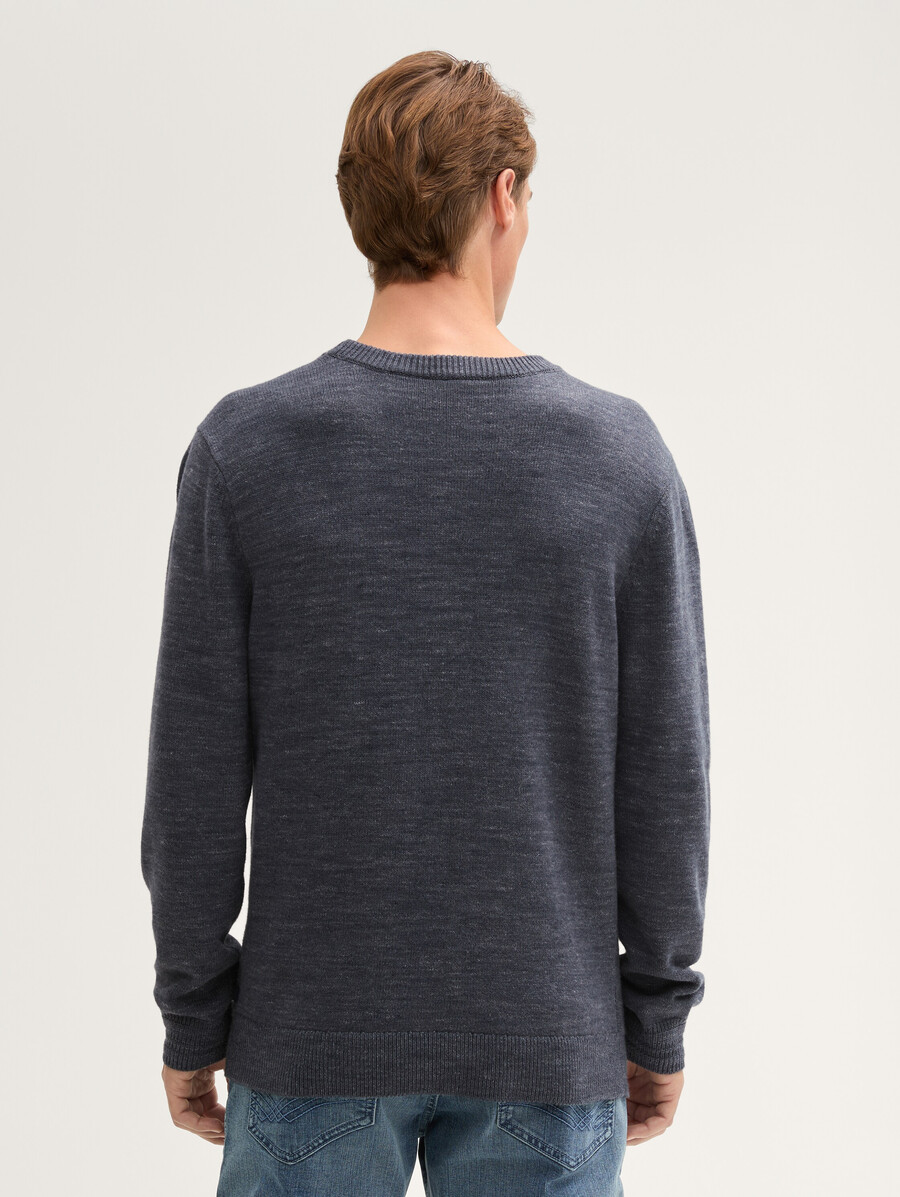 strickpullover mit wollanteil