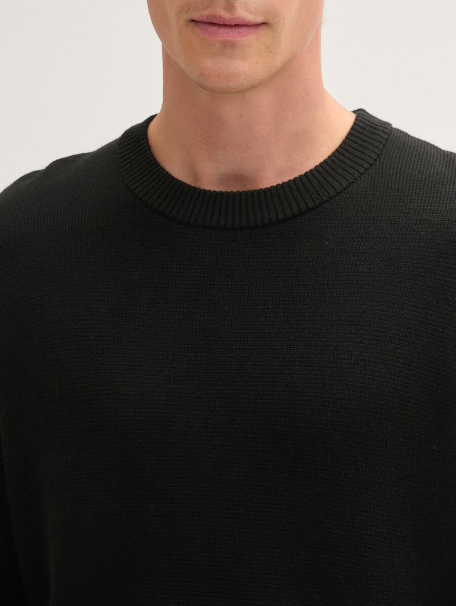 komfortwolle - strukturierter pullover
