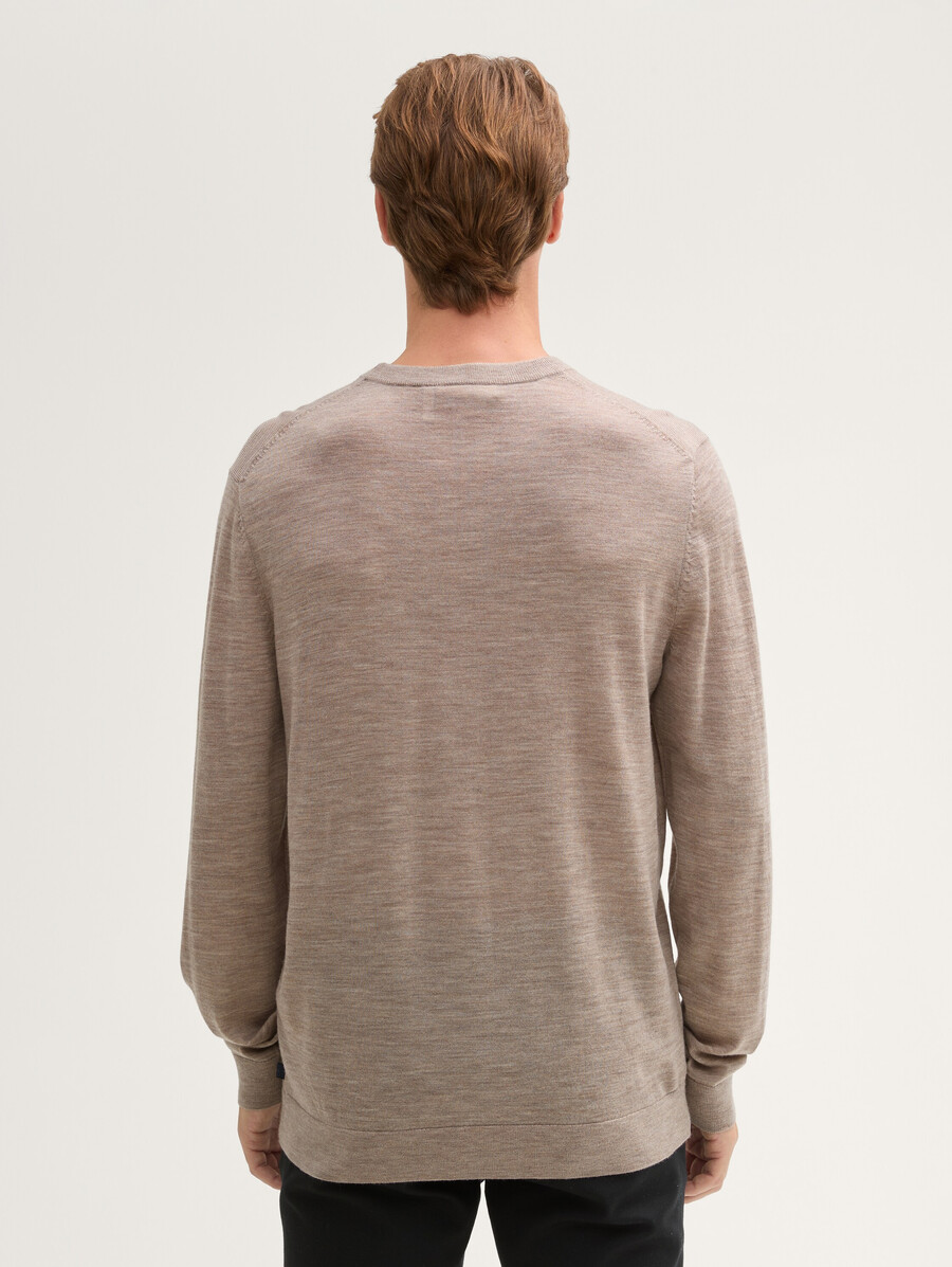 strickpullover aus merinowolle