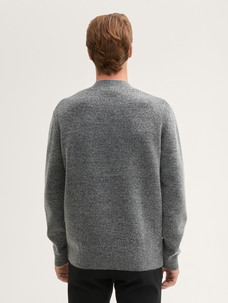 strickpullover mit stehkragen