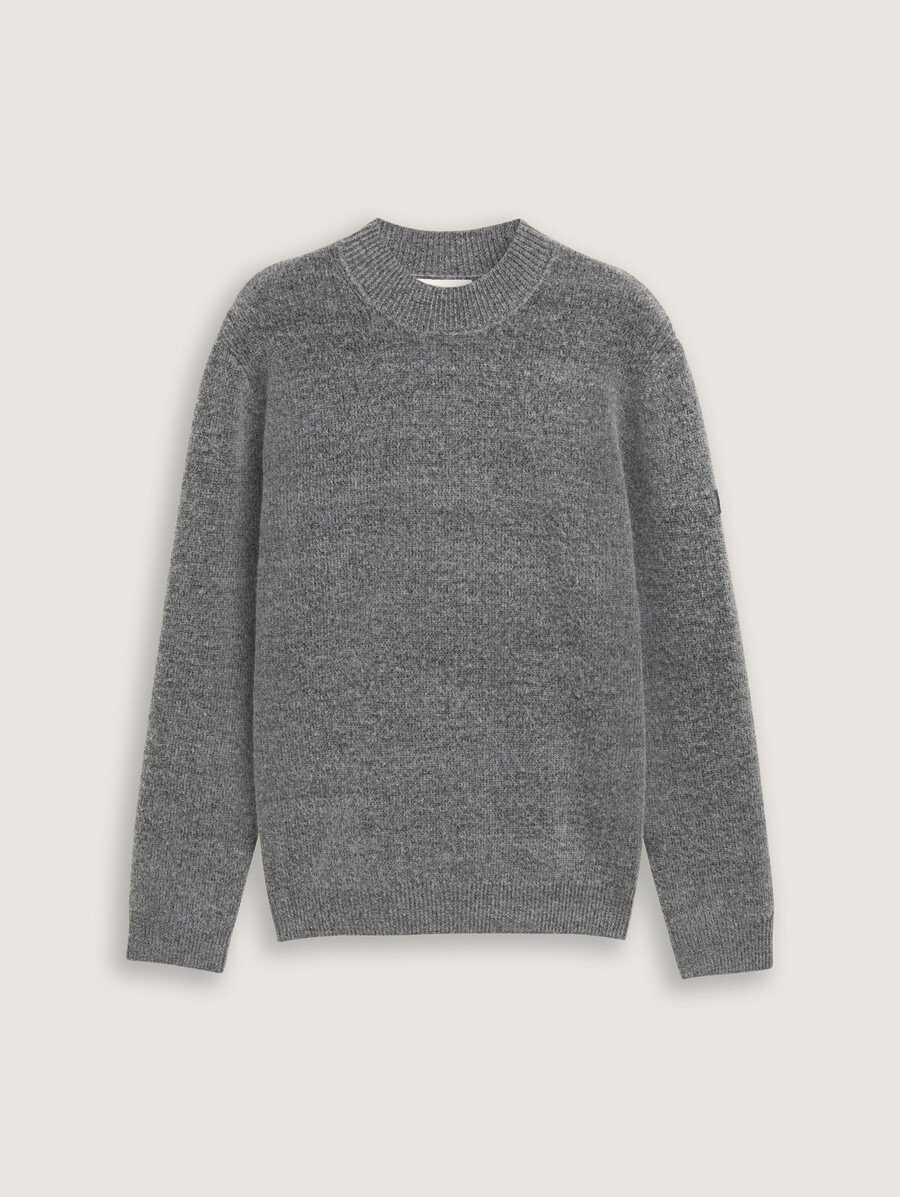strickpullover mit stehkragen