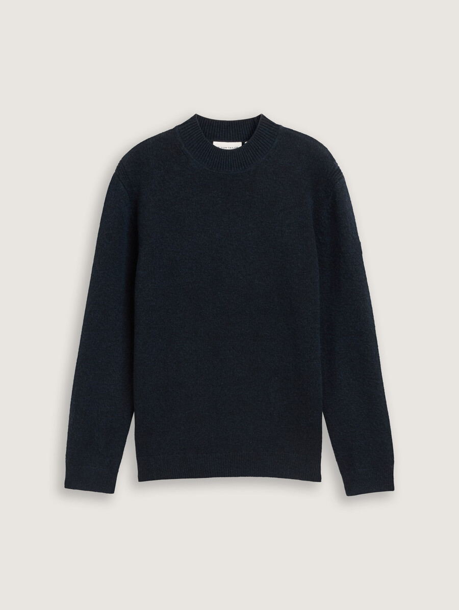 strickpullover mit stehkragen