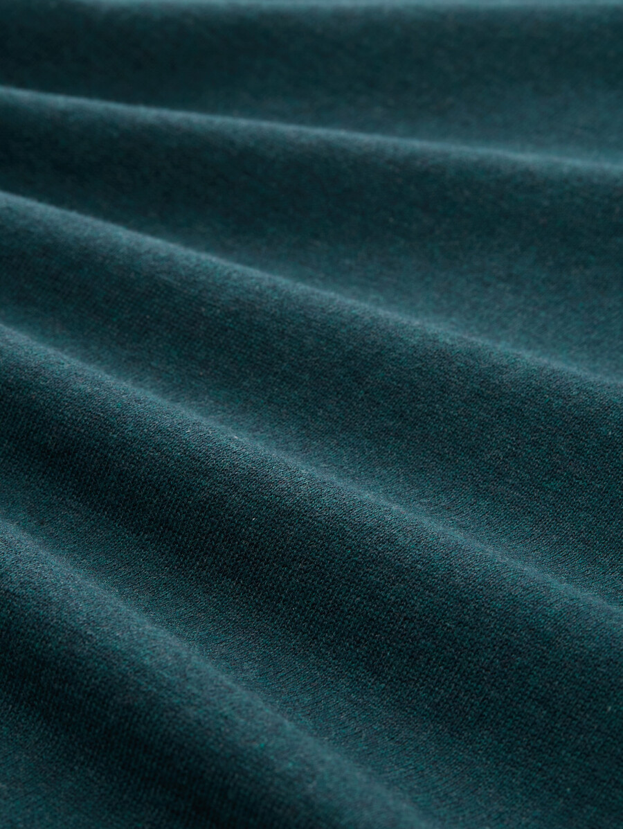 strickpullover aus baumwolle mit v-ausschnitt