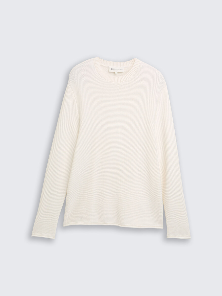 strickpullover in lockerer passform