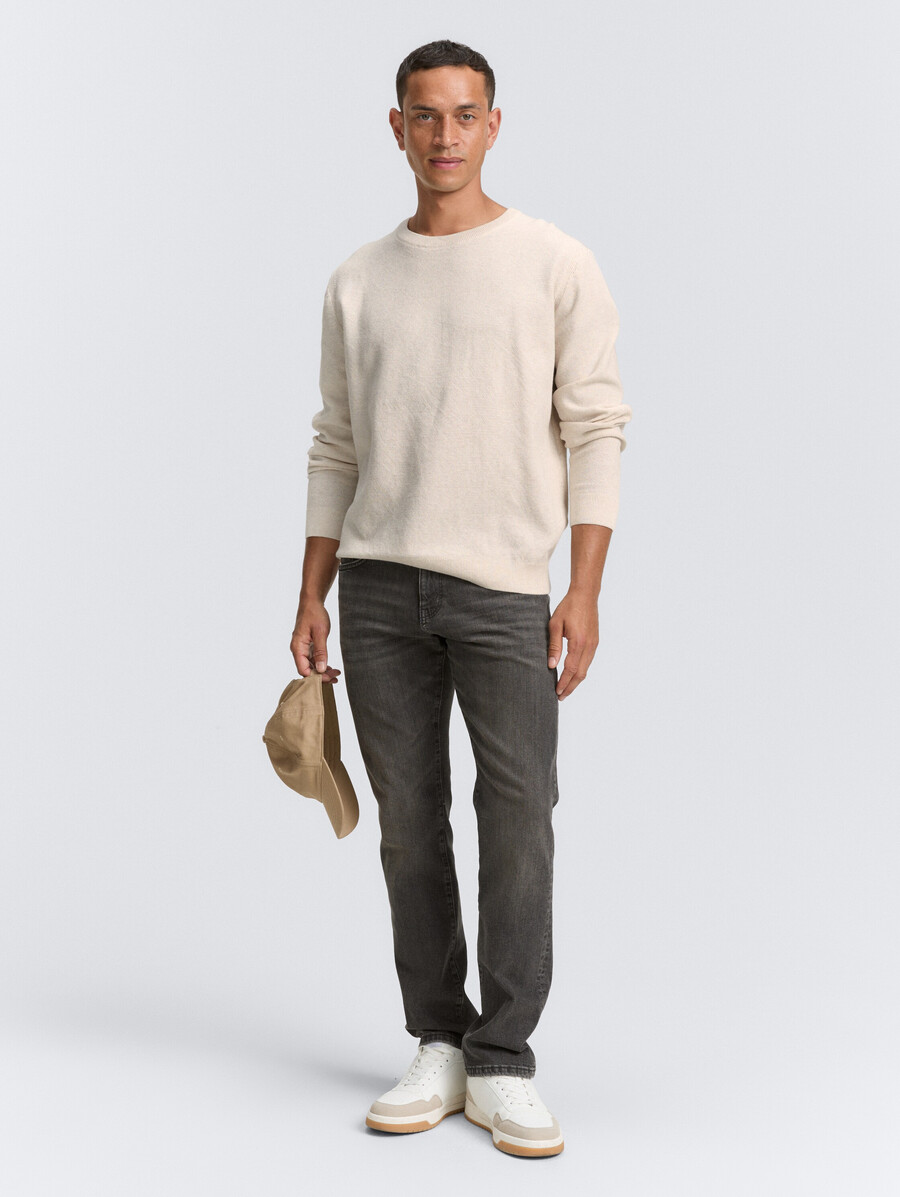 strickpullover aus bio-baumwolle