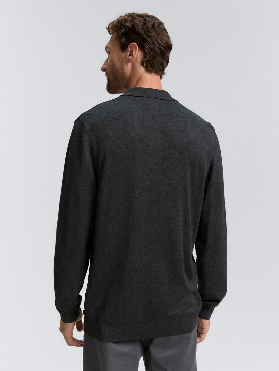 poloshirt aus viskosestrick