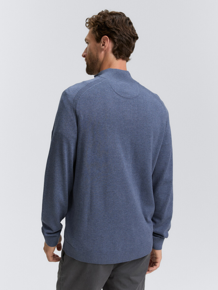 troyer strickpullover mit logostickerei