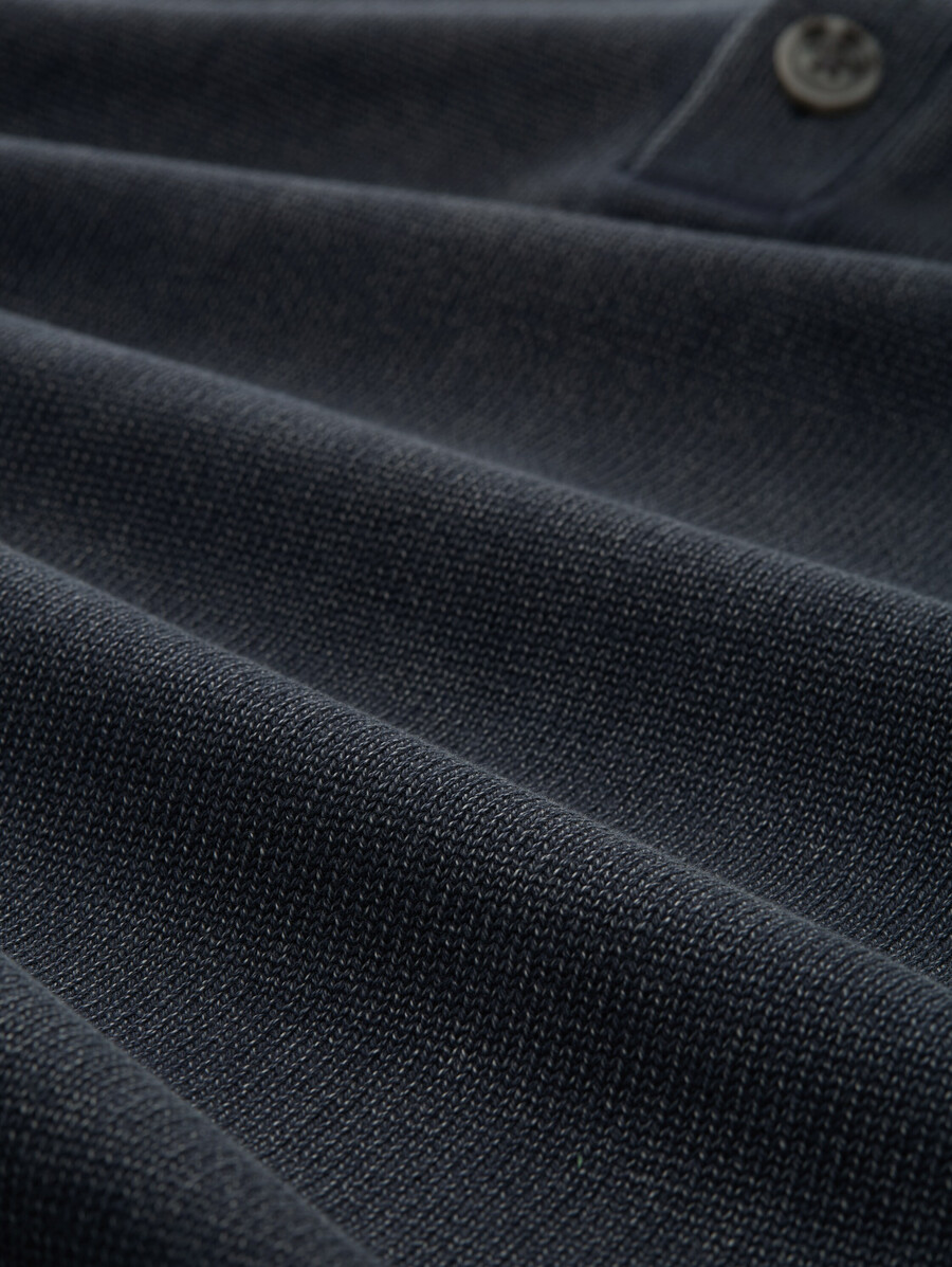 troyer strickpullover in gewaschener baumwolloptik