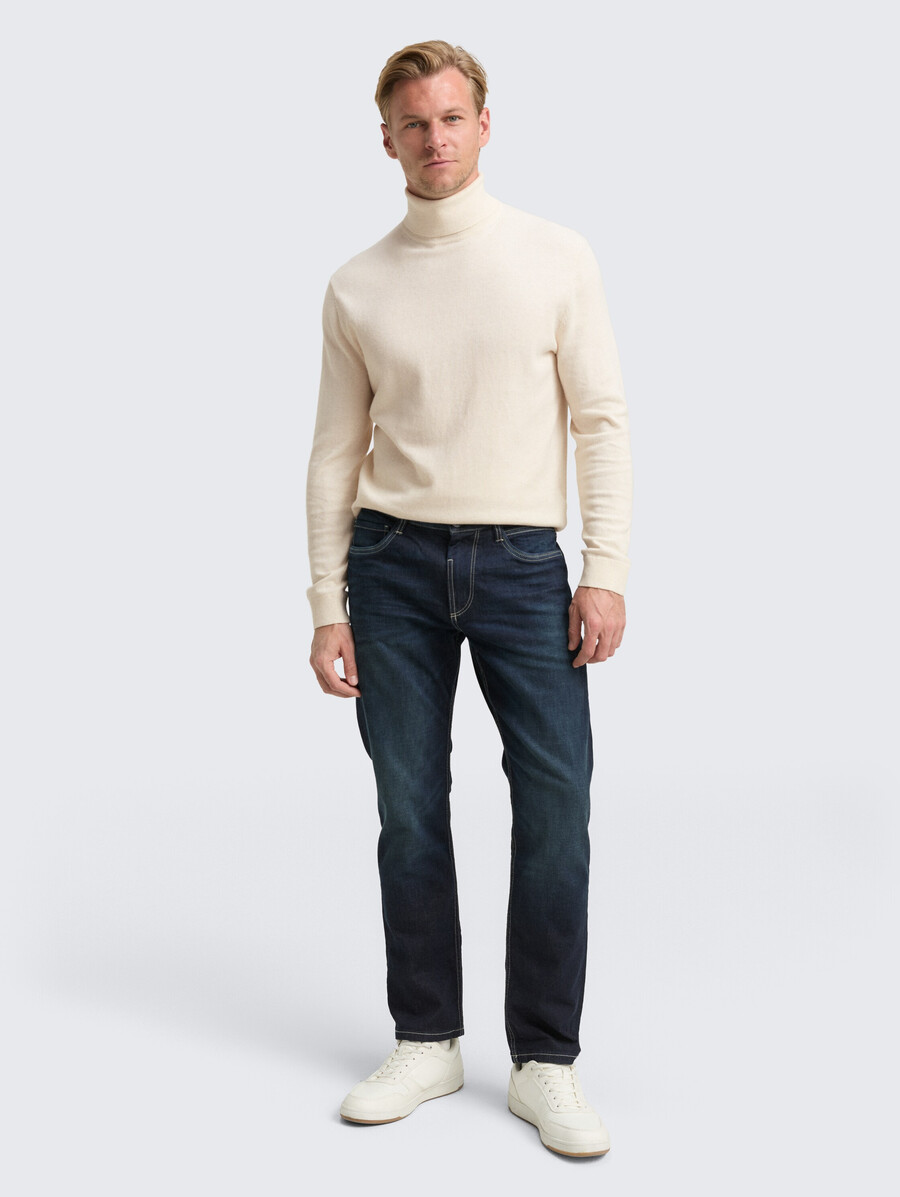 rollkragenpullover aus kaschmirmischung