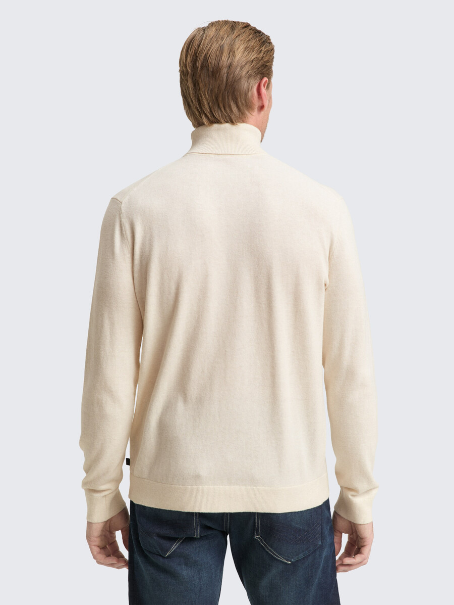 rollkragenpullover aus kaschmirmischung