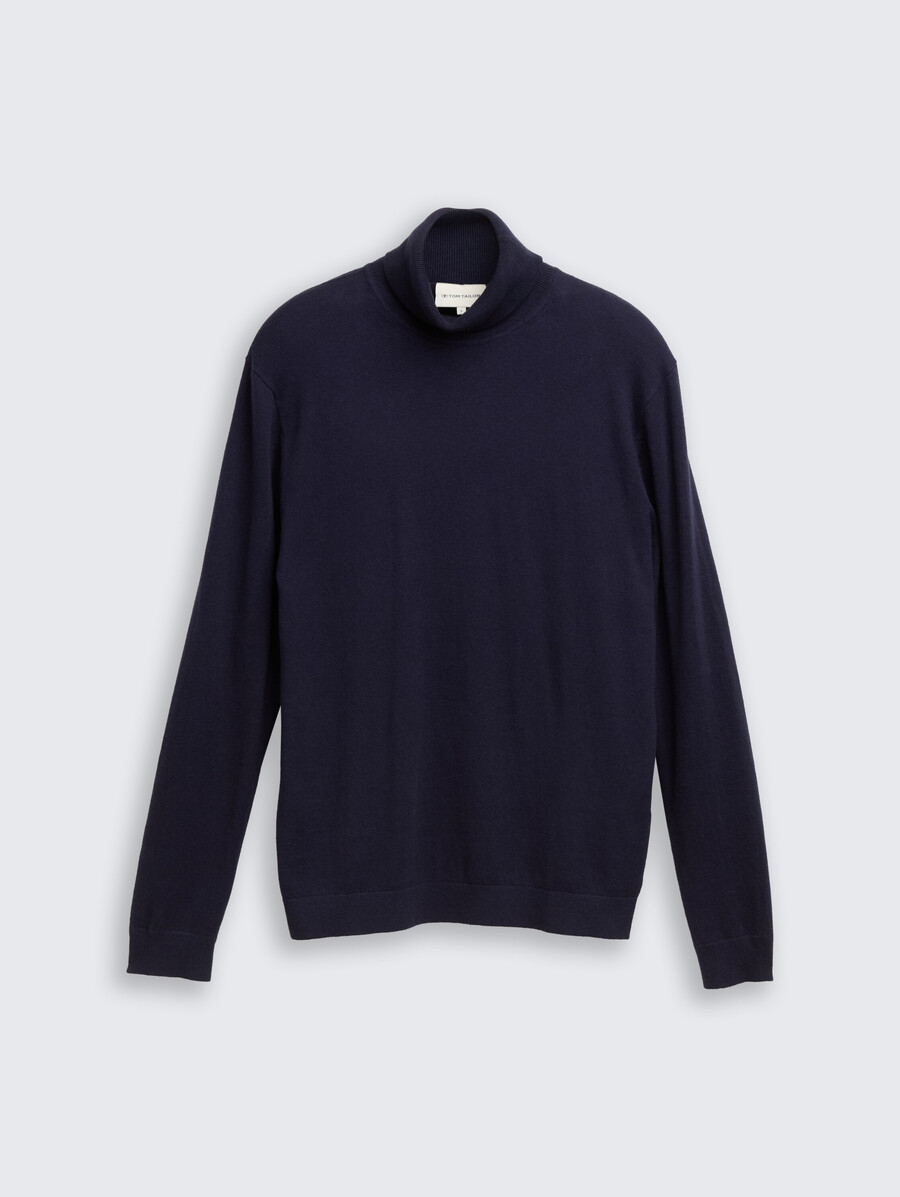 rollkragenpullover aus kaschmirmischung