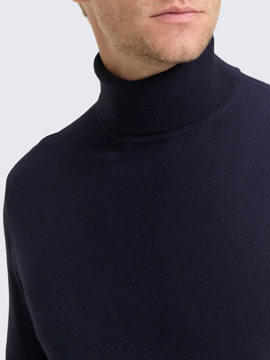 rollkragenpullover aus kaschmirmischung