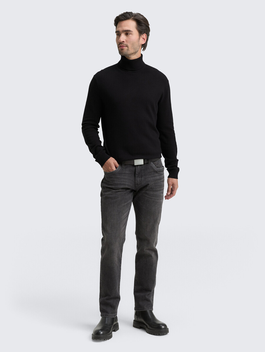 rollkragenpullover aus kaschmirmischung
