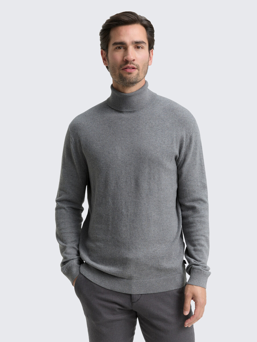 rollkragenpullover aus kaschmirmischung
