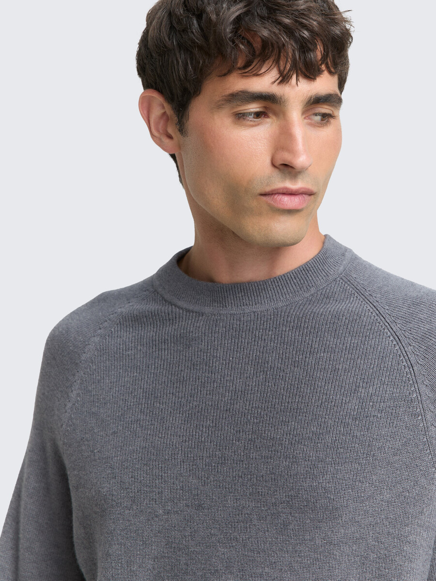 strickpullover mit wollanteil