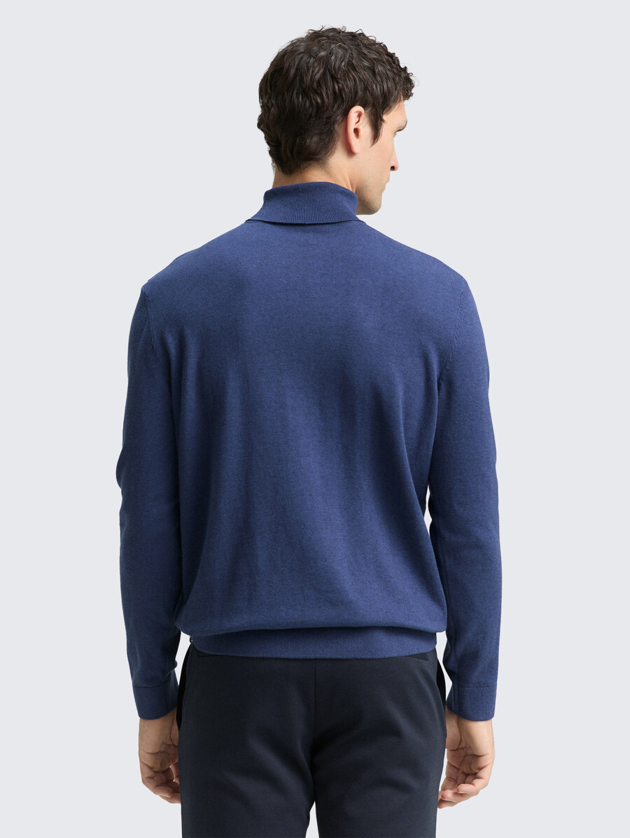 rollkragenpullover aus baumwolle