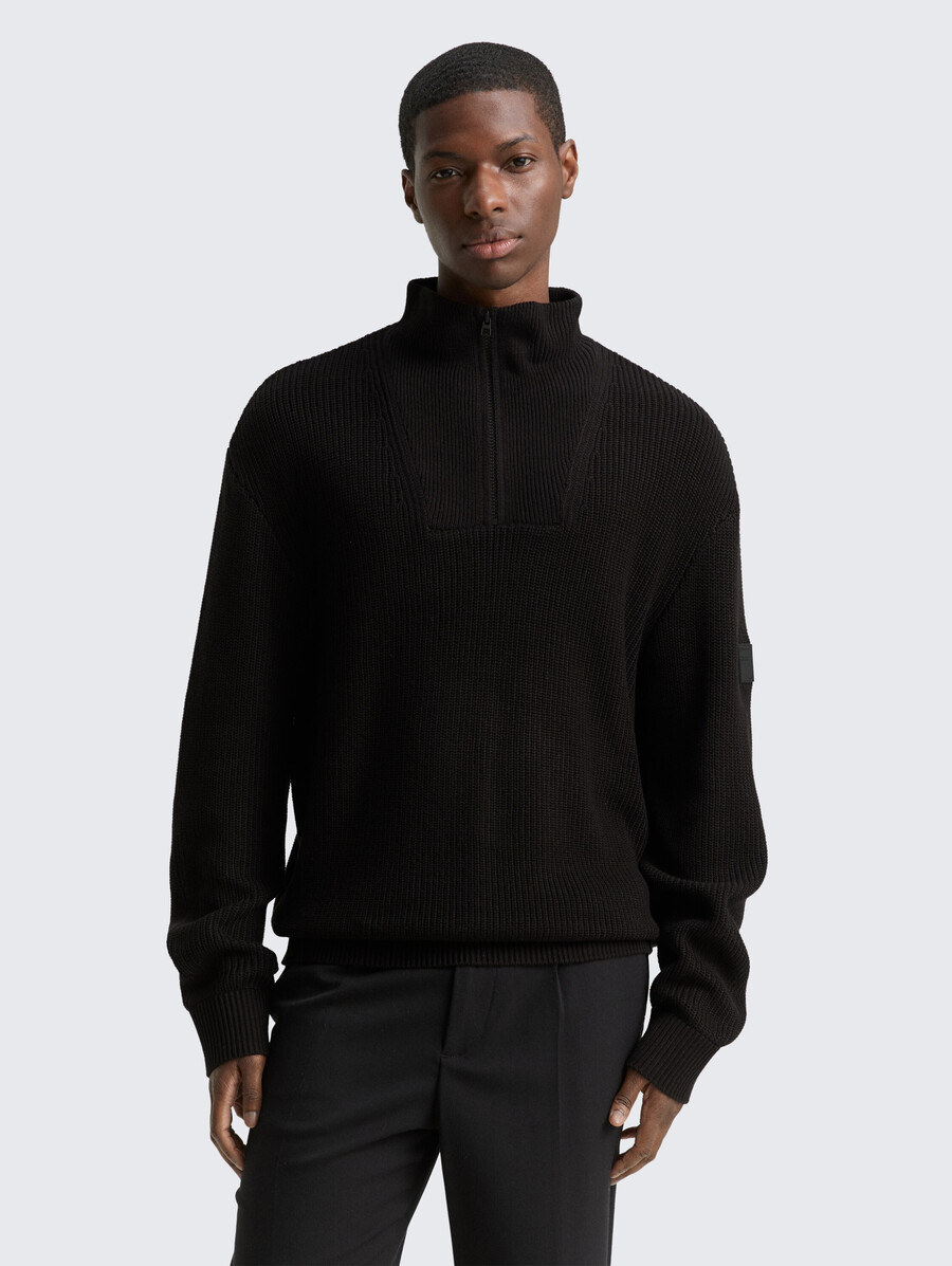 troyer strickpullover in lockerer passform