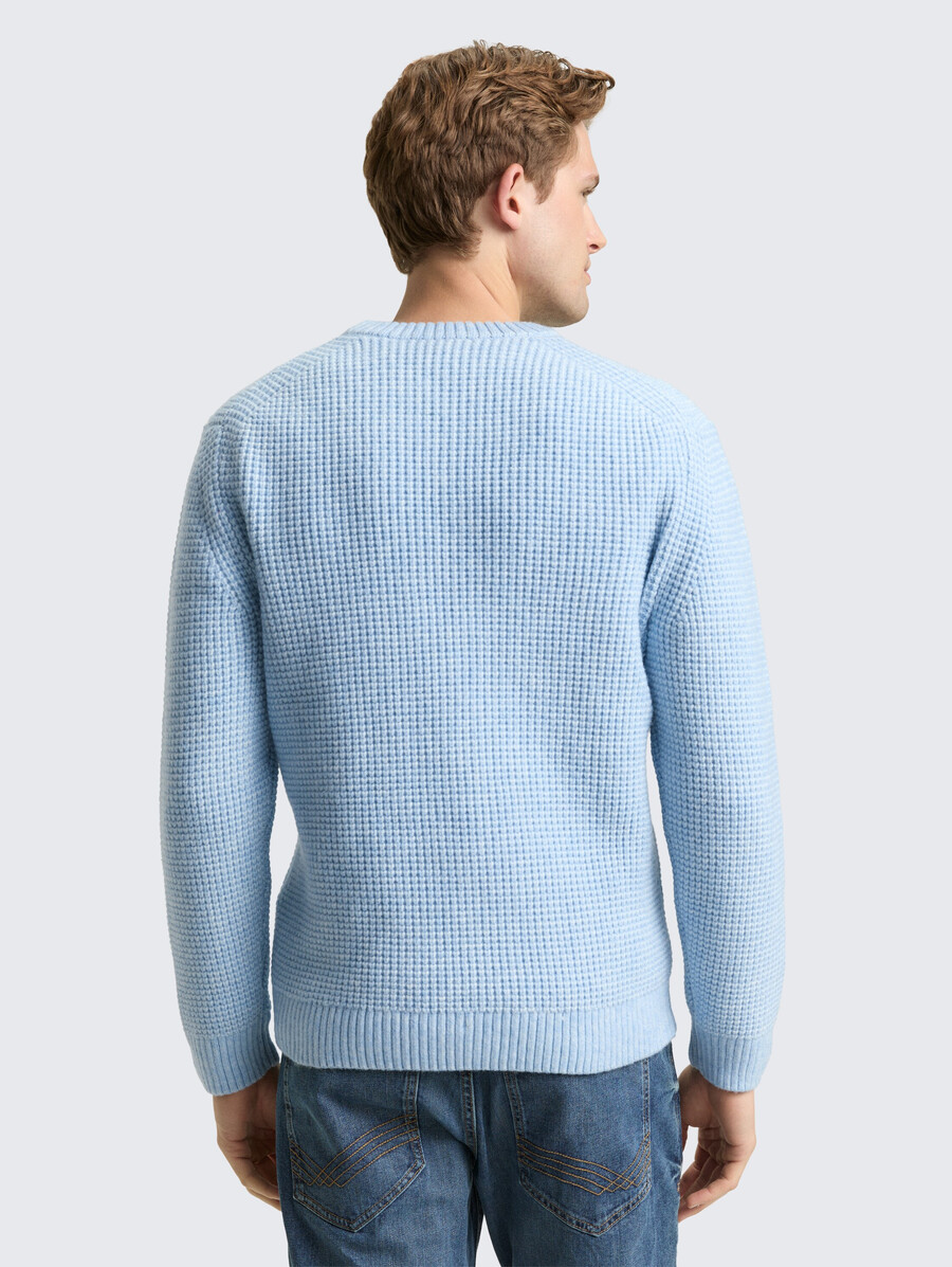 strickpullover mit wollanteil