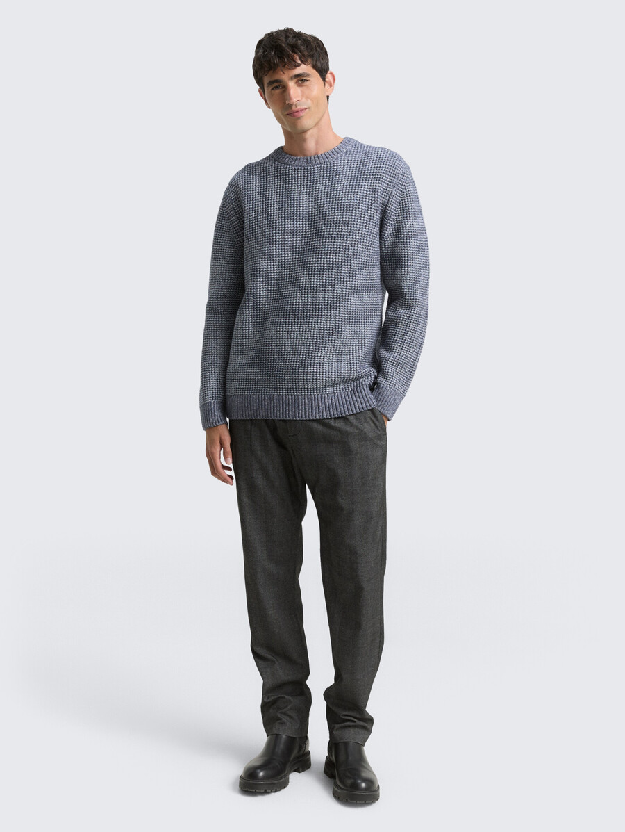 strickpullover mit wollanteil