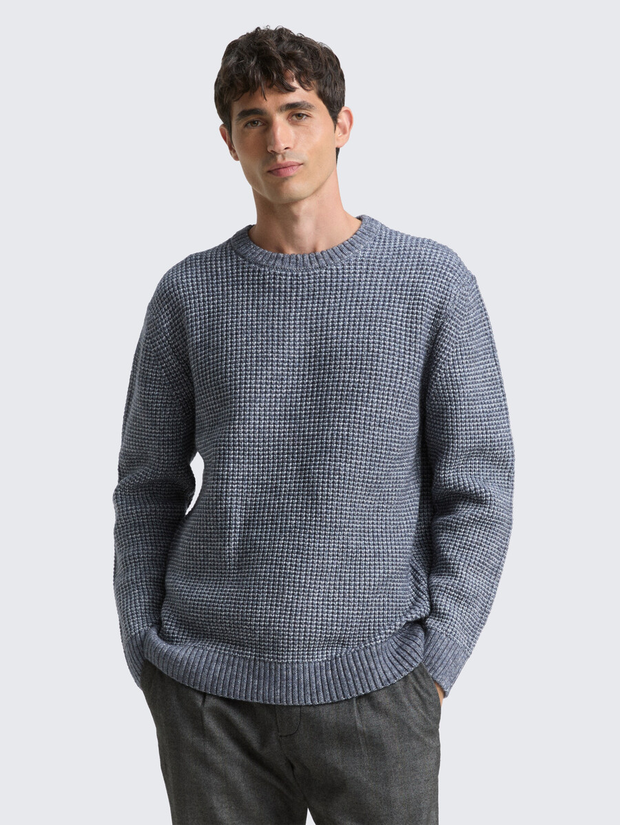 strickpullover mit wollanteil
