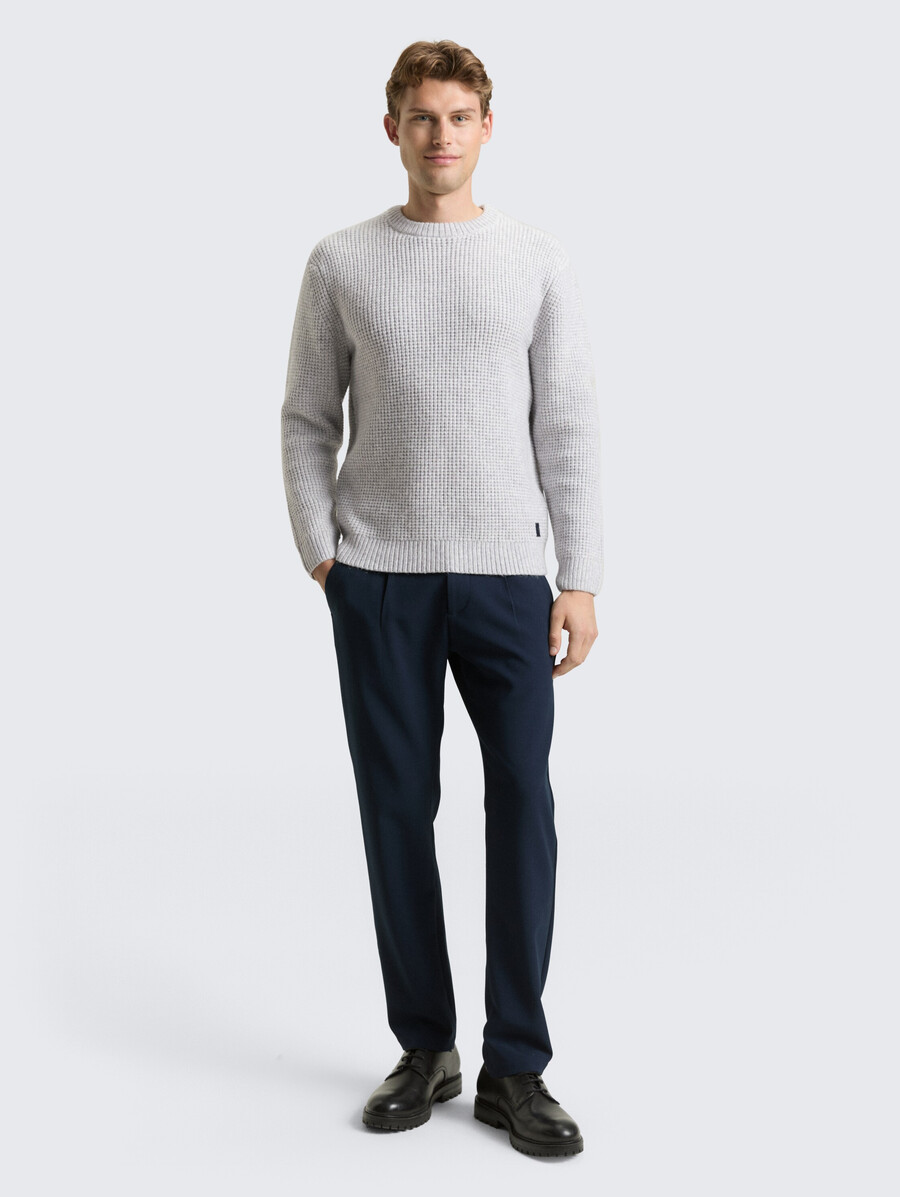 strickpullover mit wollanteil