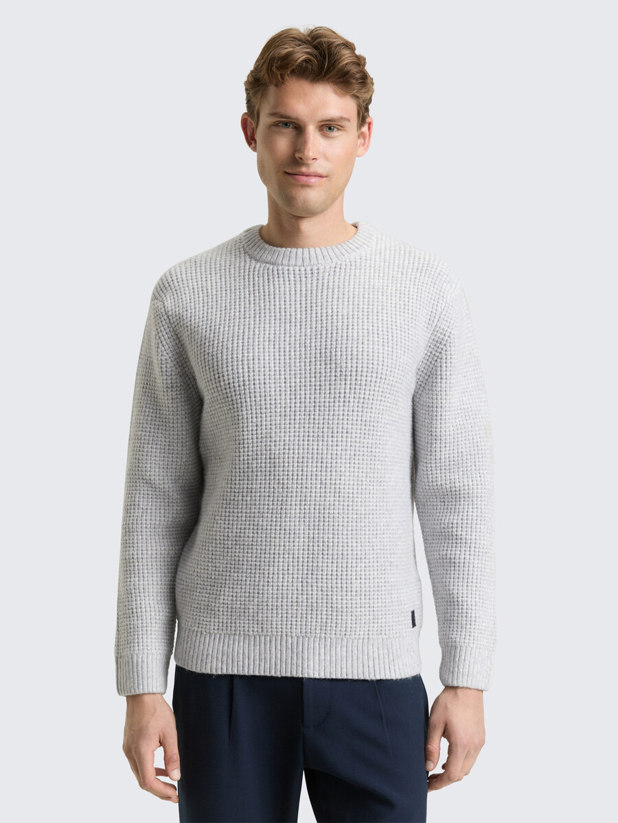 strickpullover mit wollanteil