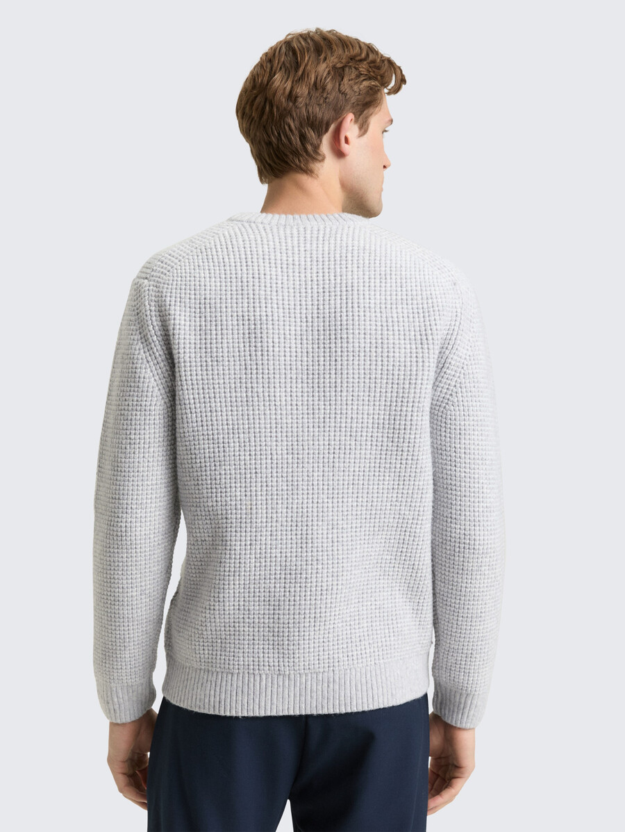 strickpullover mit wollanteil