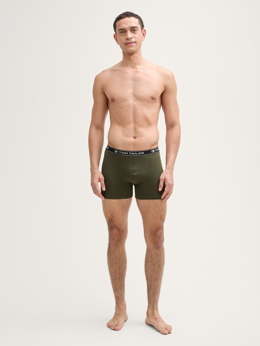 mittellange boxershorts im 3er-pack