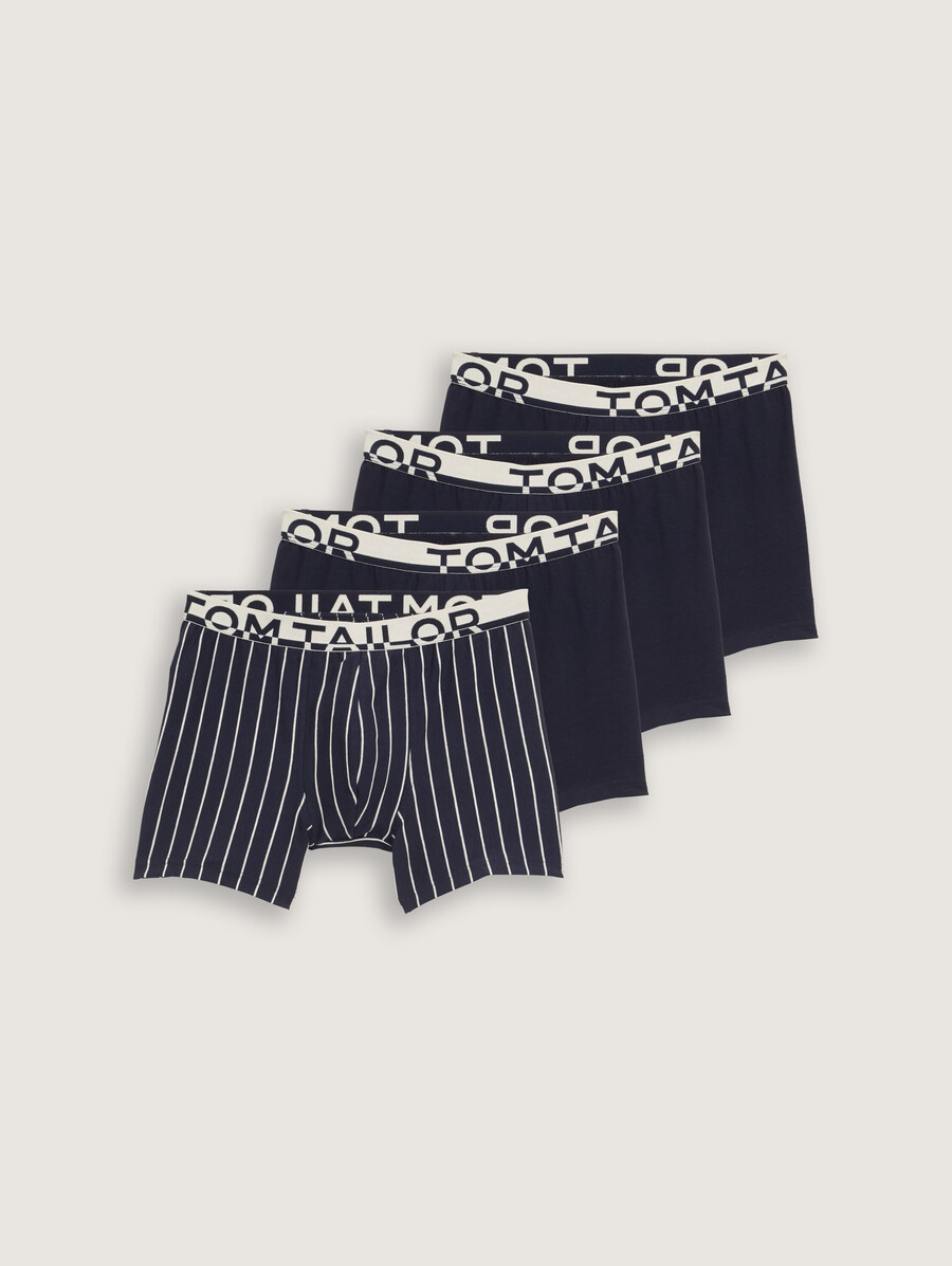 mittellange boxershorts im 4er-pack