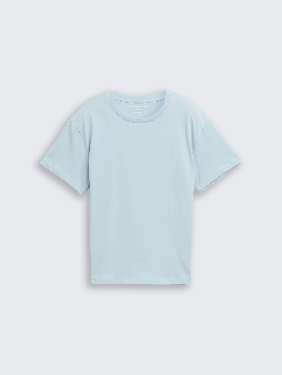 Übergroßes t-shirt mit rückendruck