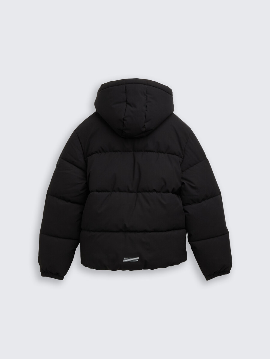 steppjacke mit abnehmbarer kapuze