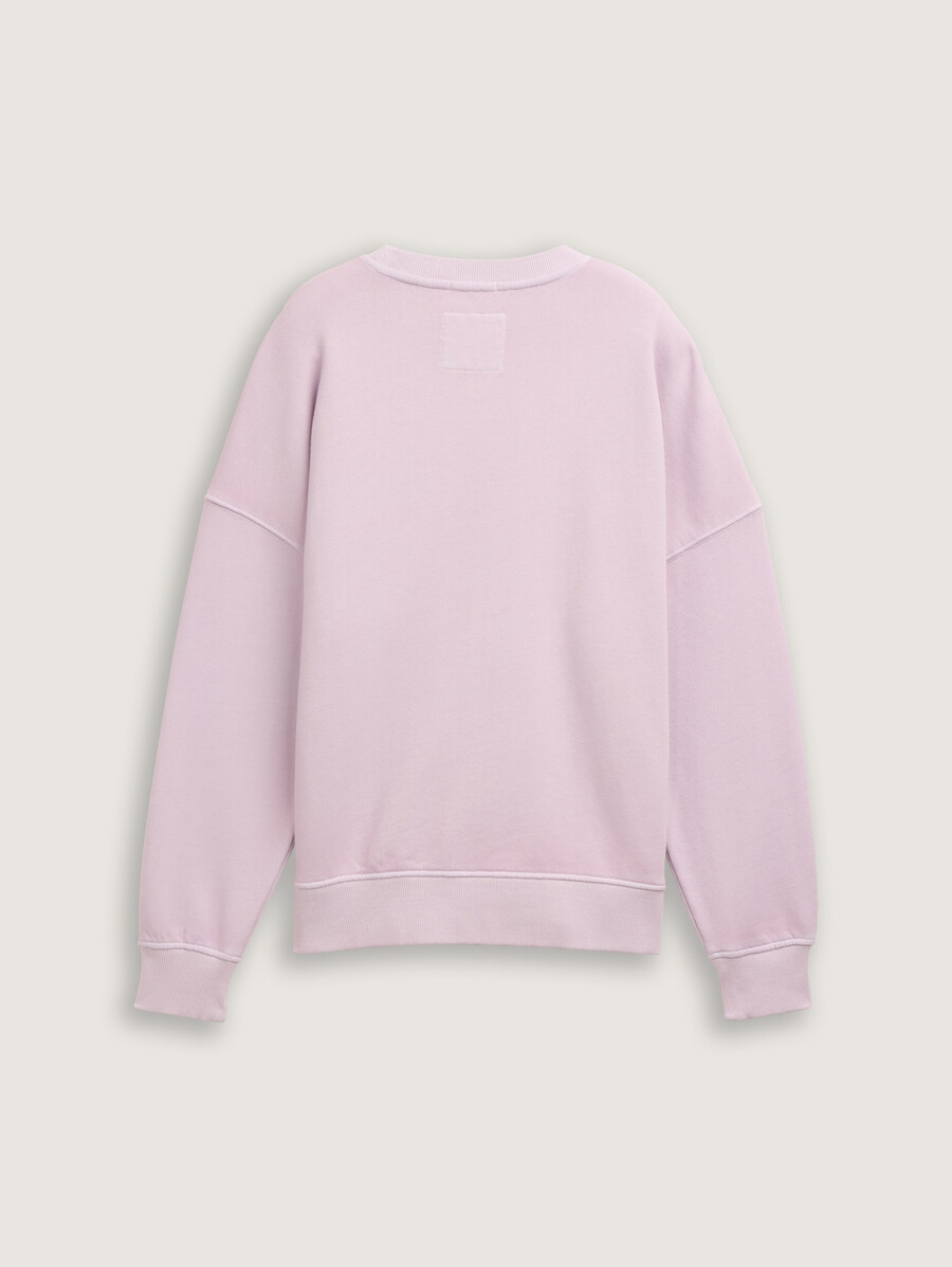 oversize-sweatshirt mit brusttasche