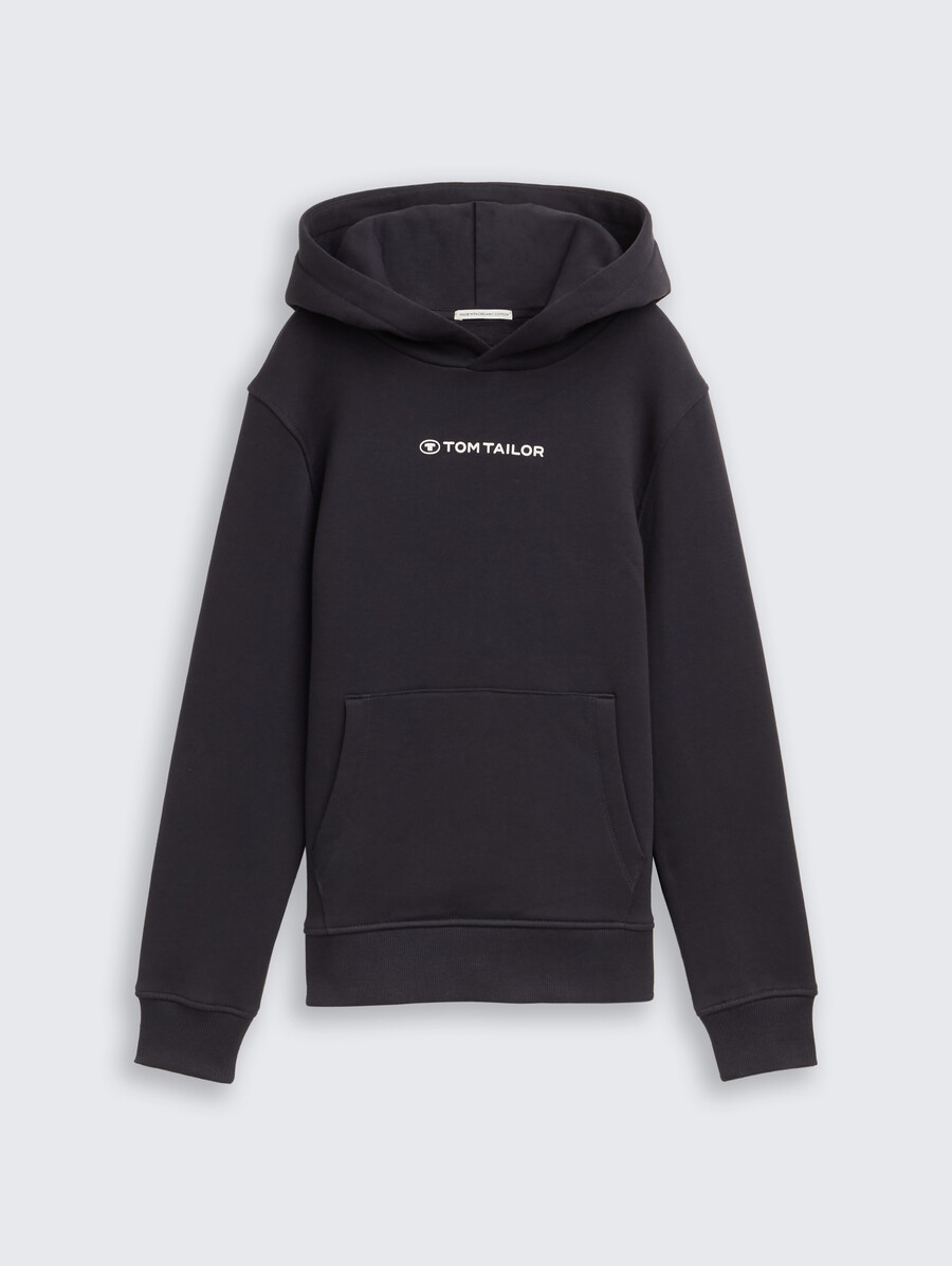 kapuzenpullover mit logodruck