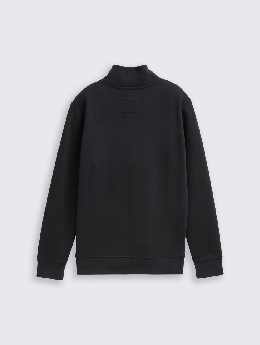 sweatjacke mit stehkragen