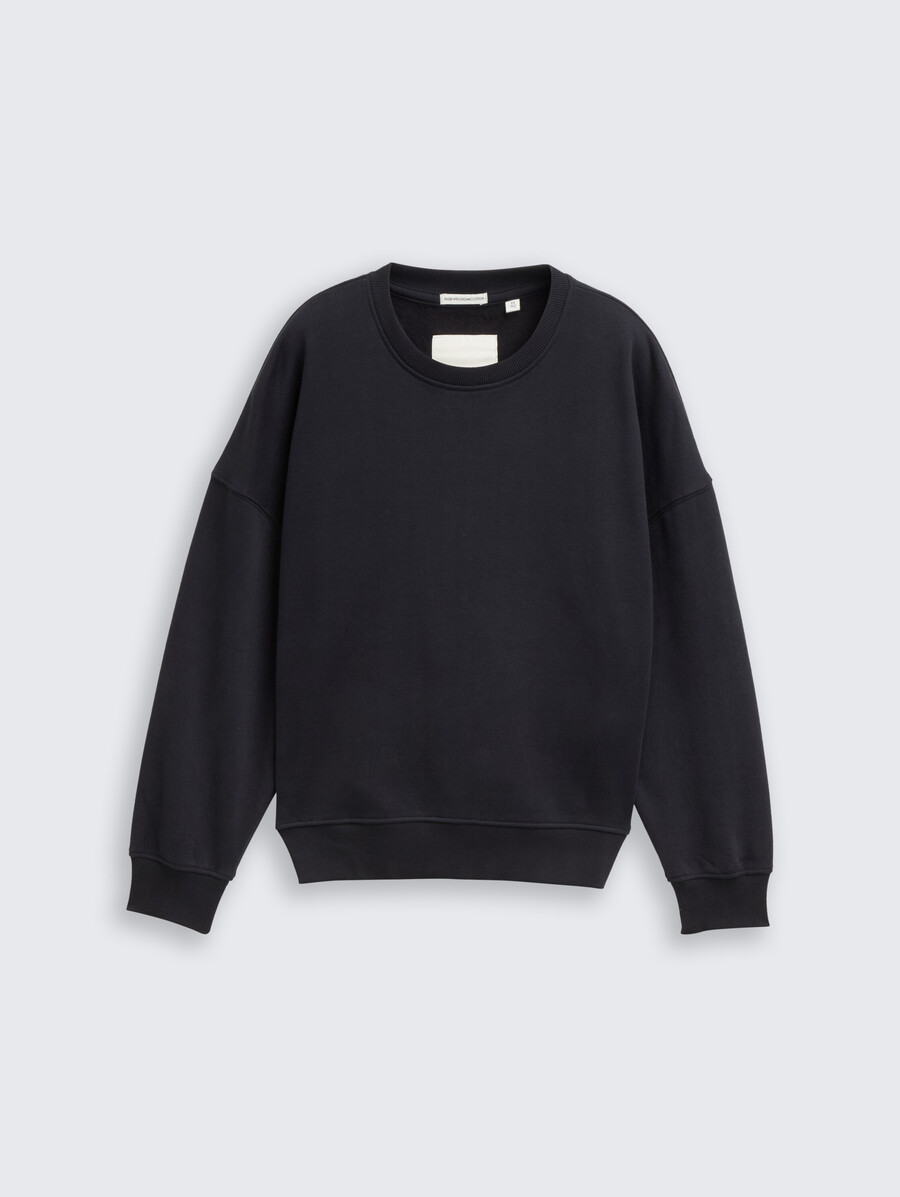 oversize-sweatshirt mit rückendruck