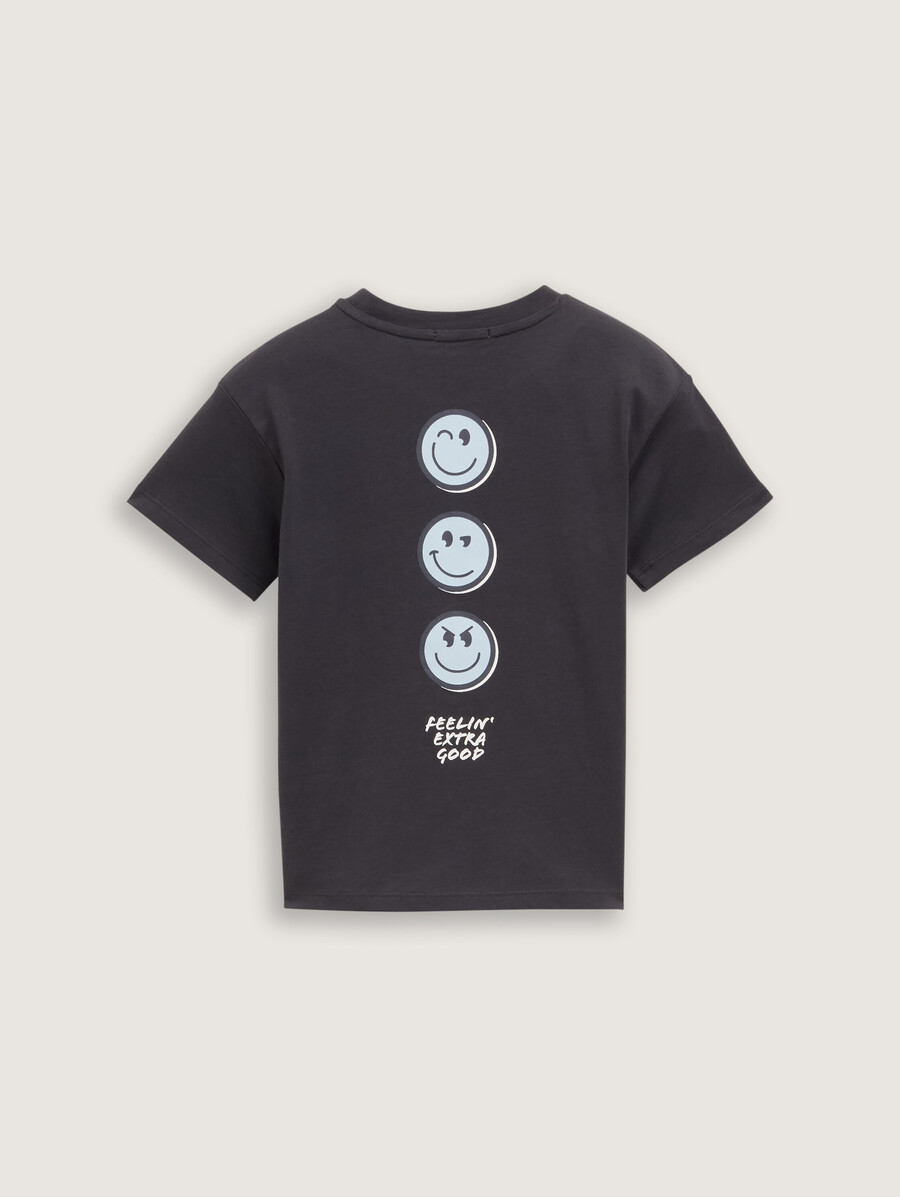 Übergroßes t-shirt mit aufdruck