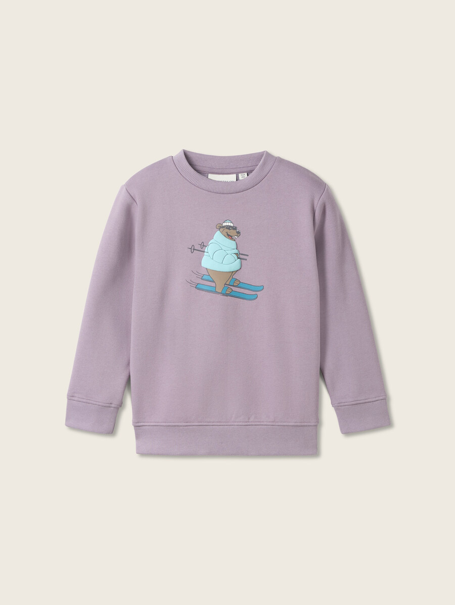sweatshirt mit 3d-druck